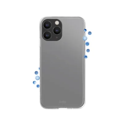 SBS - Puzdro Biomaster pre iPhone 12 Pro Max, antibakteriálne, transparentná