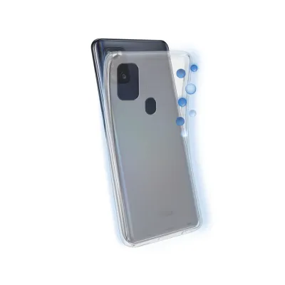 SBS - Puzdro Biomaster pre Samsung Galaxy A21s, antibakteriálne, transparentná