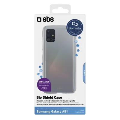 SBS - Puzdro Biomaster pre Samsung Galaxy A51, antibakteriálne, transparentná