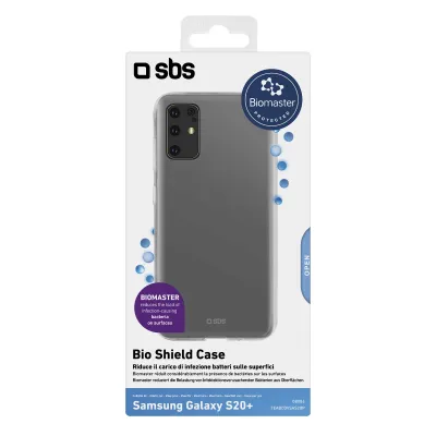SBS - Puzdro Biomaster pre Samsung Galaxy S20+, antibakteriálne, transparentná