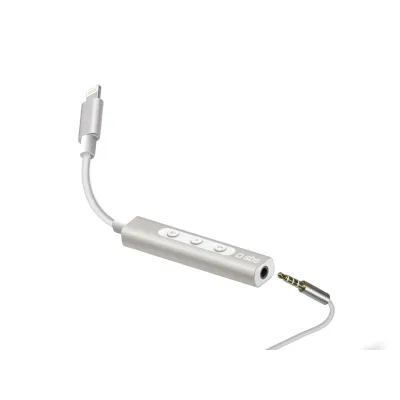 SBS - Kábel Lightning/3,5 mm jack, 1 m, biela
