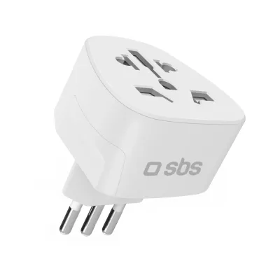 SBS - Univerzálny cestovný adaptér IT, biela