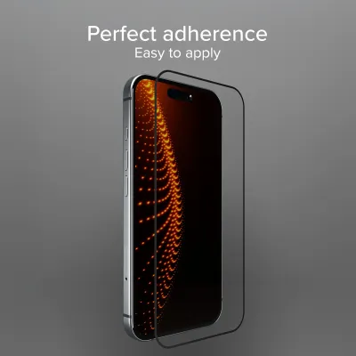 SBS - Tvrdené sklo Active Full Cover D3O s aplikátorom pre iPhone 16/15/15 Pro, číra