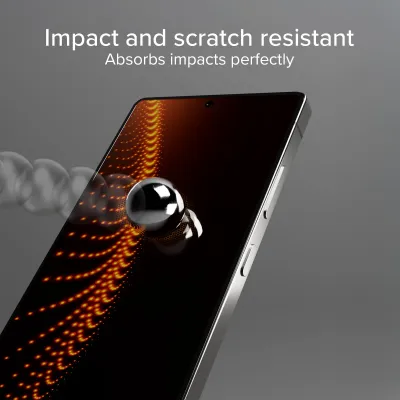 SBS - Tvrdené sklo Active Full Cover D3O s aplikátorom pre Samsung Galaxy S25/S24, číra
