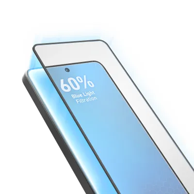 SBS - Tvrdené sklo Eyesafe Full Cover pre Samsung Galaxy S26+, čierna
