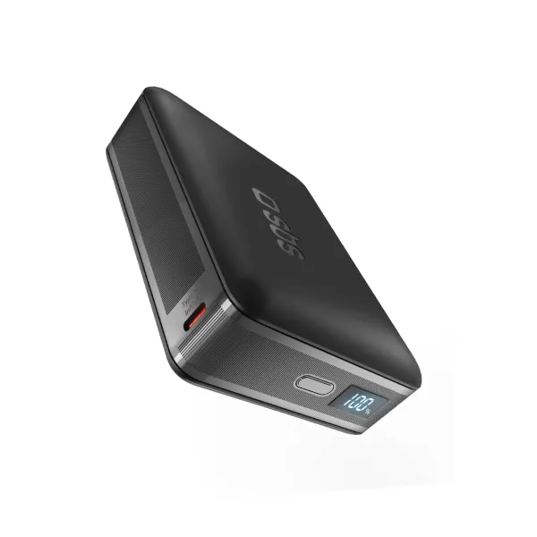 SBS - PowerBank 10000 mAh 30 W, PD, High Density, NanoTube, USB-C, čierna