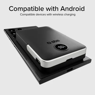 SBS - PowerBank 10000 mAh 20 W, Power Delivery, Mag Stand, čierna