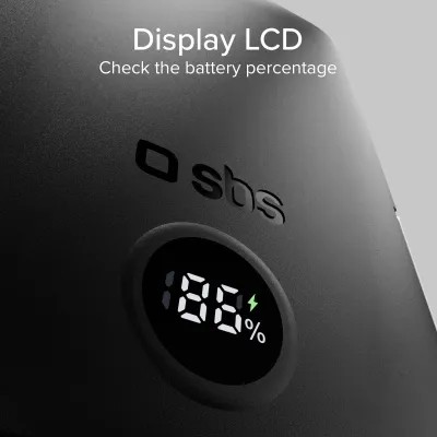 SBS - PowerBank 10000 mAh 20 W, Power Delivery, Mag Stand, čierna