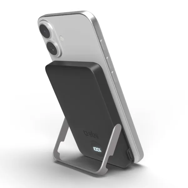 SBS - PowerBank 5000 mAh 20 W, Power Delivery, Mag Stand, čierna