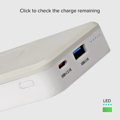 SBS - Bezdrôtová PowerBank 5000 mAh 10 W, MagSafe, Mag Power, biela
