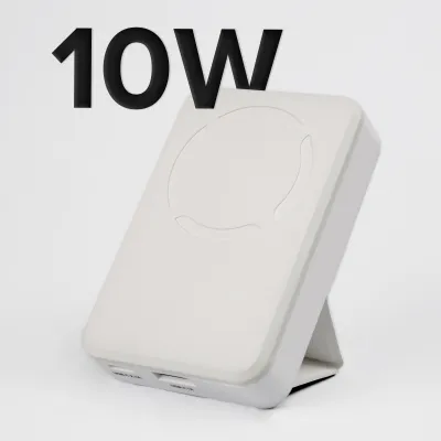 SBS - Bezdrôtová PowerBank 5000 mAh 10 W, MagSafe, Mag Power, biela