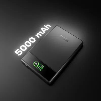 SBS - Bezdrôtová PowerBank 5000 mAh Smart Mag, MagSafe, USB-C PD 20 W, čierna