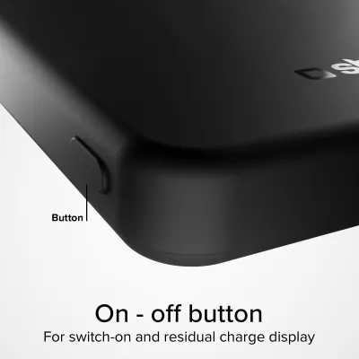 SBS - Bezdrôtová PowerBank Qi2 5000 mAh, 20 W, Mag, PD, čierna