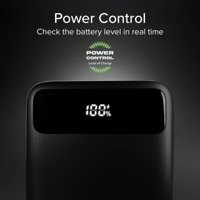 SBS - PowerBank 10000 mAh 20 W, PD, Compact, USB-C/USB-A, čierna