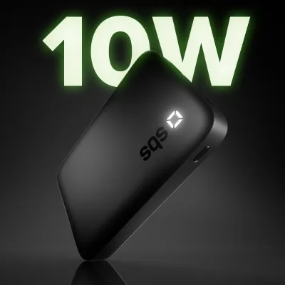 SBS - PowerBank 10000 mAh 10 W, USB-C/USB-A, čierna