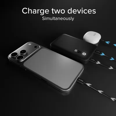 SBS - PowerBank 10000 mAh 10 W, USB-C/USB-A, čierna