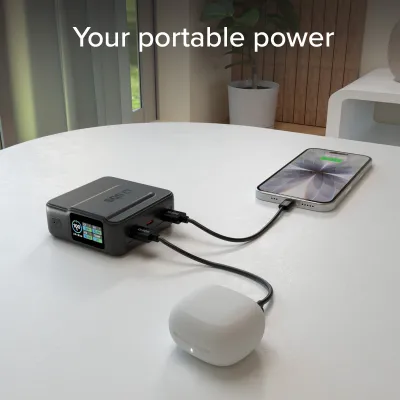 SBS - PowerBank 10000 mAh Smart, PD, 35 W, 2x USB-A/USB-C, čierna