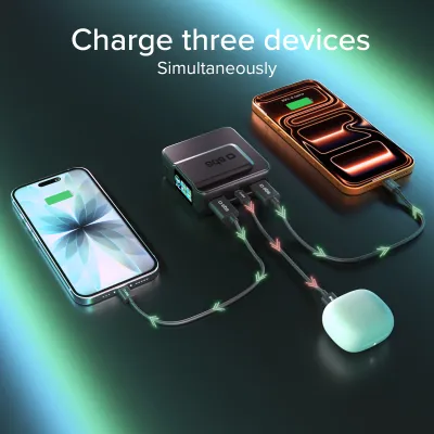 SBS - PowerBank 10000 mAh Smart, PD, 35 W, 2x USB-A/USB-C, čierna