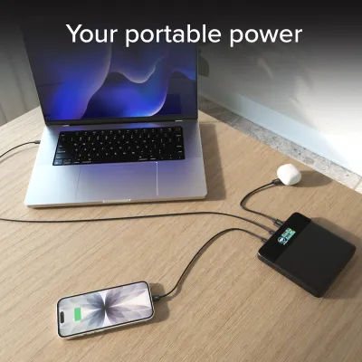 SBS - PowerBank 20000 mAh Smart, PD, 100 W, USB-A/USB-C, čierna