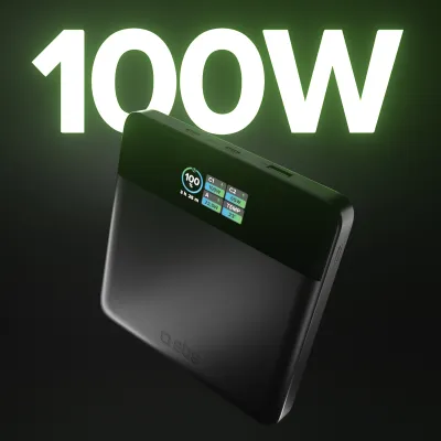 SBS - PowerBank 20000 mAh Smart, PD, 100 W, USB-A/USB-C, čierna