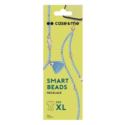 case&me - Korálky XL pre smartfón, svetlá modrá
