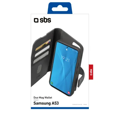 SBS - Puzdro Duo Mag Wallet pre Samsung Galaxy A53 5G, čierna