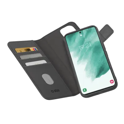 SBS - Puzdro Duo Mag Wallet pre Samsung Galaxy S21 FE, čierna