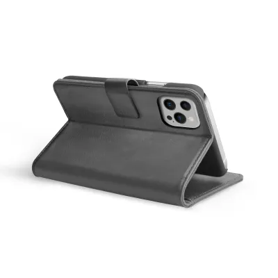 SBS - Puzdro Book Wallet z pravej kože pre iPhone 13 Pro, čierna