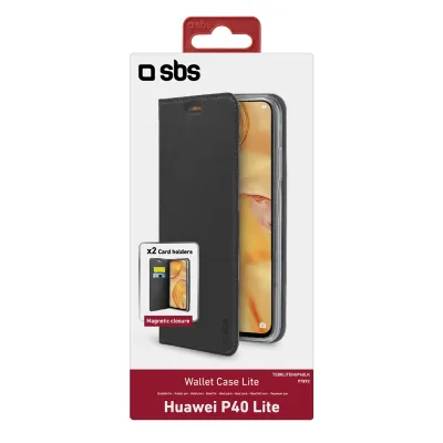 SBS - Puzdro Book Wallet Lite pre Huawei P40 Lite, čierna