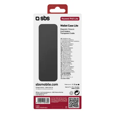 SBS - Puzdro Book Wallet Lite pre Huawei P40 Lite, čierna