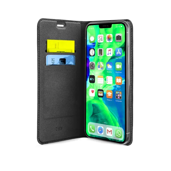 SBS - Puzdro Book Wallet Lite pre iPhone 12 Pro Max, čierna