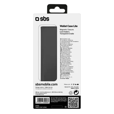 SBS - Puzdro Book Wallet Lite pre iPhone 12 Pro Max, čierna