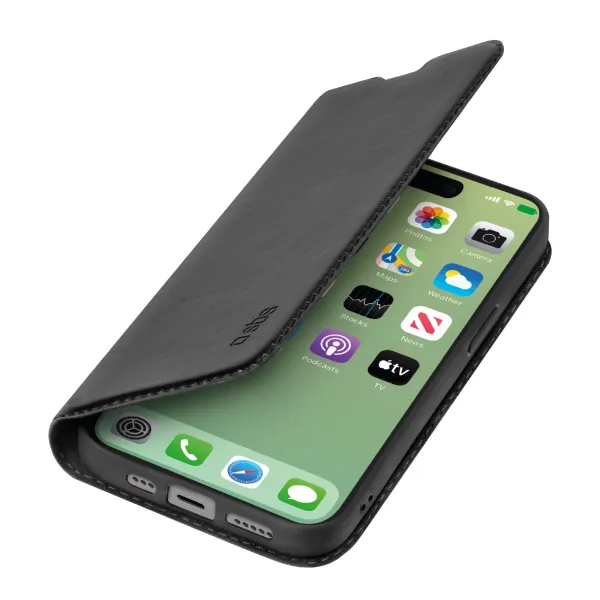 SBS - Puzdro Book Wallet Lite pre iPhone 15 Pro Max, čierna