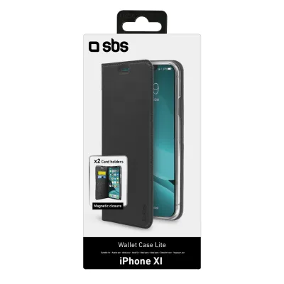 SBS - Puzdro Book Wallet Lite pre iPhone 11 Pro, čierna