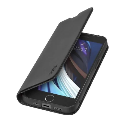SBS - Puzdro Book Wallet Lite pre iPhone SE 2022/SE 2020/8/7, čierna