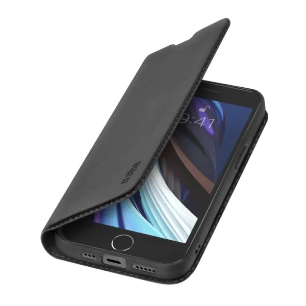 SBS - Puzdro Book Wallet Lite pre iPhone SE 2022/SE 2020/8/7, čierna