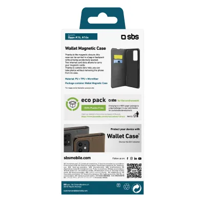 SBS - Puzdro Book Wallet Lite pre OPPO A16/A16s, čierna