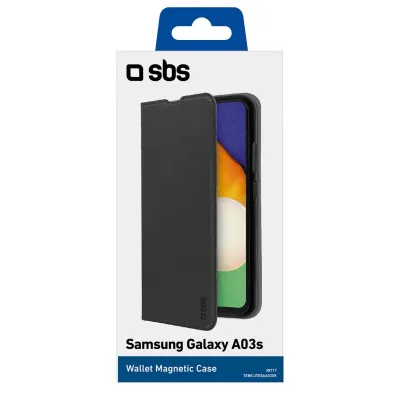 SBS - Puzdro Book Wallet Lite pre Samsung Galaxy A03s, čierna
