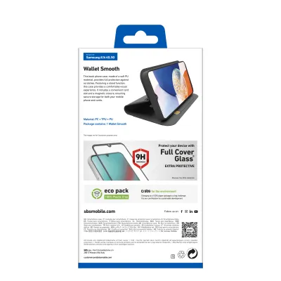 SBS - Puzdro Book Wallet Lite pre Samsung Galaxy A14 4G/A14 5G, čierna