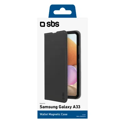 SBS - Puzdro Book Wallet Lite pre Samsung Galaxy A33, čierna
