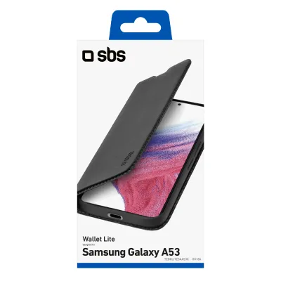 SBS - Puzdro Book Wallet Lite pre Samsung Galaxy A53 5G, čierna