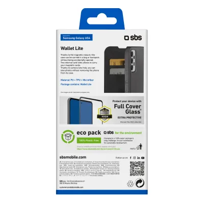 SBS - Puzdro Book Wallet Lite pre Samsung Galaxy A54 5G, čierna