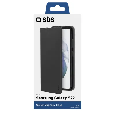 SBS - Puzdro Book Wallet Lite pre Samsung Galaxy S22+, čierna