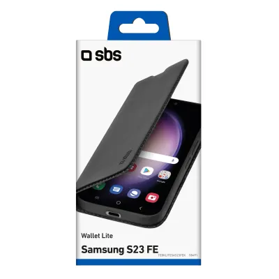 SBS - Puzdro Book Wallet Lite pre Samsung Galaxy S23 FE, čierna