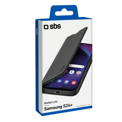 SBS - Puzdro Book Wallet Lite pre Samsung Galaxy S24+ 5G, čierna