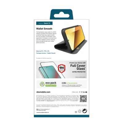 SBS - Puzdro Book Wallet Lite pre Xiaomi 13, čierna