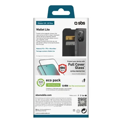 SBS - Puzdro Book Wallet Lite pre Xiaomi 13T/13T Pro, čierna