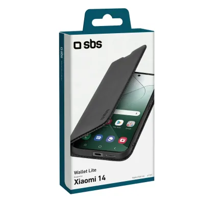 SBS - Puzdro Book Wallet Lite pre Xiaomi 14, čierna