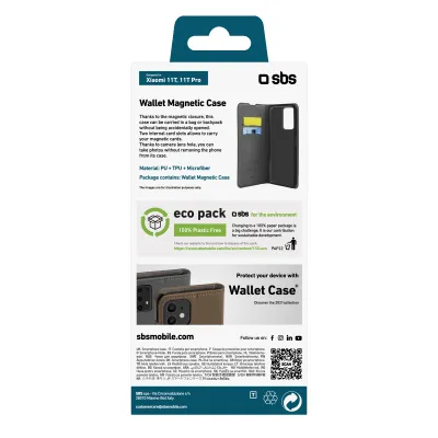 SBS - Puzdro Book Wallet Lite pre Xiaomi 11T/11T Pro, čierna