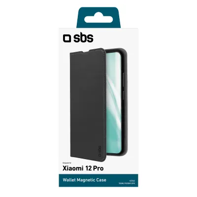 SBS - Puzdro Book Wallet Lite pre Xiaomi 12 Pro, čierna